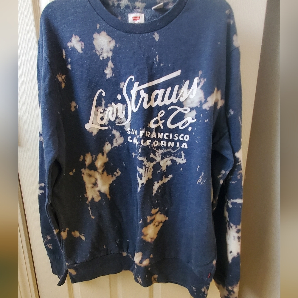Levi's bleach up-cycled sweater